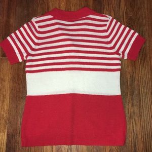 Vintage Sweaters - Vintage White Stag Red Polo Sweater Vintage Sweaters - Vintage White Stag Red Polo Sweater
